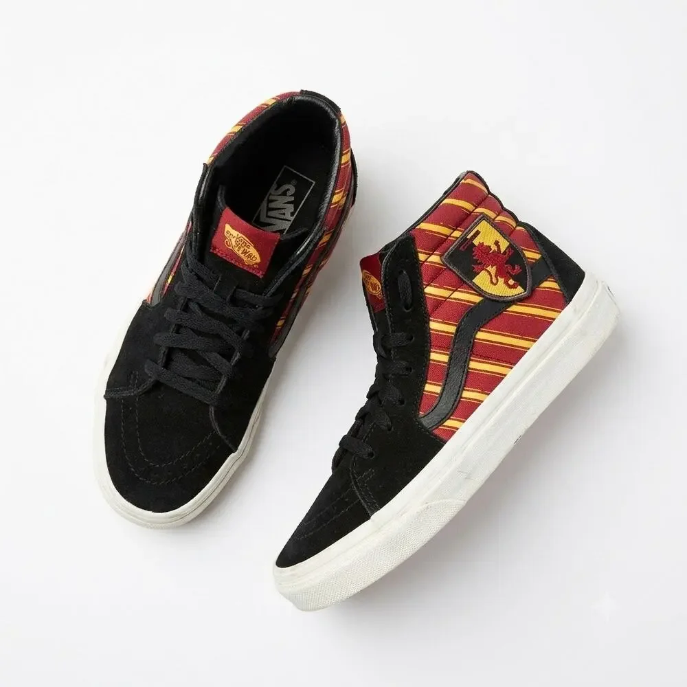 VANS x Harry Potter Gryffindor Red Gold Sk8 Hi Shoes Kids Youth 1